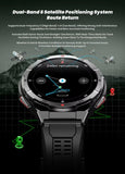 Gaines X2B Smart Watch GPS Positioning Men Outdoor Sport Bluetooth Calling AI Voice Health Monitoring Fitness Tracker Smartwatch