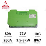 SIAECOSYS/FARDRIVER ND72260 High Power Electric Motorcycle Controller 260A BLDC Programmable with USB cable For 1.5-3kW QSMotor