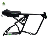 Adult Electric Bike Frameset 190mm Dropout 20*4.0 Super 73 RX Frame Full Suspension Adult Electric Bicycle ebike Frameset