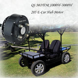 SIAECOSYS QS 2000W 60V60kph 2wd dual Hub Motor with EM100SP Controller Kits for Small Electric Car
