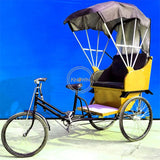 Adult Passenger Cargo Carrier Bike Tourist Passenger Car Human Power Rickshaw Tricycle with Pedals