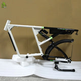 YQEBIKES Full Suspension Soft-tail Electrical Bike Beach Bicycle Frame 20*4.0 Inch Electric Fat City Bike Frame Ebike Frameset