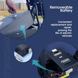 60V 50Ah 80Ah Removeale E scooter Battery for FLJ X14 Electric Scooter