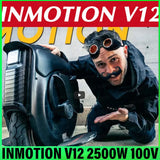 Original INMOTION V12 Electric Unicycle 2500W 100V 1750Wh 70km/h 2021 New One Wheel Balance Smart Monowheel