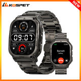 2025 Original KOSPET TANK M3 Smartwatches Men Smart Watch 480mAh AMOLED AOD Bluetooth Call Waterproof Electronic Digital Watches