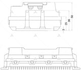 VOTOL Controller EM50-4 72V Programmable Controller with LIN cable for 2000W E-scooter Motor