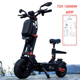 New FLJ K13 72V 12000W electric scooter with APP NFC 75MPH Speed 13inch Fat wheel scooters