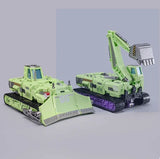 Transformation Mecha Invasion Excavator Bulldozershovel Truck Mixer Truck Devastat Robot Toy