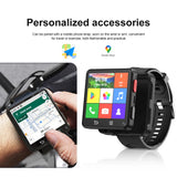 XUESEVEN KOM88 4G SIM Card Smart Watch Android 11.0 OS WIFI 2.64 inch Big Screen 500W Dual Camera GPS 1200mAh Battery Smartwatch