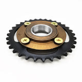 420#32T chain disc gearless flywheel 13mm16/20/21/23/26/29/31mm connector, manpower tricycle electric vehicle modified gear kit