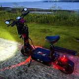 New FLJ K13 72V 12000W electric scooter with APP NFC 75MPH Speed 13inch Fat wheel scooters