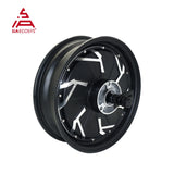Sales Clearance!QS Motor 12*3.5inch 5000W V4 48V 100kph 72V 150kph Hub Motor for Electric Motorcycle
