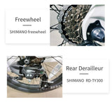 EWIG Newest Version Carbon Frame Folding Road Bike Bicycle 20 Inch 7 Speed SHIMANO Carbon Fiber Bicycle MINI City Bike