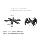 18 DOF Spider Metal Structure Hexapod Robot Bracket for Arduino ESP32 Robot DIY Kit Programmable Robot Spider Parts