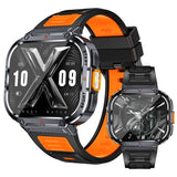 Gaines NX23 Smart Watch 2inch Ultra Large Screen LED Light Flashlight BT Calling AI Voice 400mAh Men Fitness Sports Tracker Smart