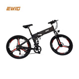 EWIG  Electric Folding E Bike 26 Inch SHIMANO Foldable Electrical City Bicycle MTB E-bike Bicicleta Adult
