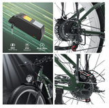 Zeegr S152v  E-Bike Dual 2000W Fat tire Ebike 8 Speed Snow Beach Bike 26*4.0 Fat Tire Taurus Electric Bicycles Full Suspension