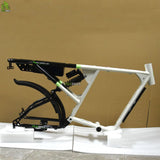 YQEBIKES Full Suspension Soft-tail Electrical Bike Beach Bicycle Frame 20*4.0 Inch Electric Fat City Bike Frame Ebike Frameset