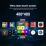 XUESEVEN KOM88 4G SIM Card Smart Watch Android 11.0 OS WIFI 2.64 inch Big Screen 500W Dual Camera GPS 1200mAh Battery Smartwatch