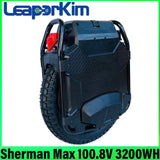 LeaperKim Veteran Sherman Electric Unicycle Sherman Max 100.8V 3200WH Monowheel 2500W Off-road 20-inch NCR18650GA Panasonic