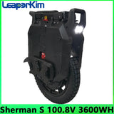 LeaperKim Veteran Sherman S Electric Unicycle New Sherman S Suspension EUC 100.8V 3600WH Monowheel 3000W Off-road 20-inch