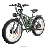 Zeegr S1 52v 2000w ebike full suspension power bicycle 6 inch fat tire hidden dual battery snow beach electric mountain e bike