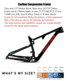 TWITTER 27.5/ 29inch hydraulic disc brake AM class full suspension carbon fiber mountain bike frame Barrel pumping 12*148mm