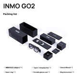 New INMO Go2 Smart AR Glasses Wireless AI Assistant Glasses Music/Call/Translation/Teleprompter/Navigation/Bluetooth Audio