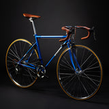 New Retro Road Bicycle Carbon Steel Frame 700CC Wheel SHIMAN0 14 Speed Dual V Brake Bike Outdoor Racing Cycling Bicicleta