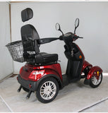 4 wheel electric scooter for disabled or handicapped mobility scooter EEC certify