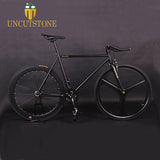 Track bike Magnesium Alloy Wheel 3 spokes fixie Bicycle Fixed gear bike 700C wheel 52cm FRAME Completed Road