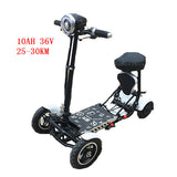 Daibot Four Wheel Electric Skateboard Portable Electric Scooters 10 Inch 36V Foldable Electric Scooter For Disabled/Elderly