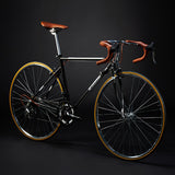 New Retro Road Bicycle Carbon Steel Frame 700CC Wheel SHIMAN0 14 Speed Dual V Brake Bike Outdoor Racing Cycling Bicicleta