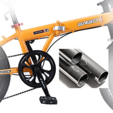 DHL Fast Delivery Folding Bicycle Mountain Bike 20-inch 18 16-inch Steel Variable Speed Bicycles Dual Disc Brakes Road Bikes Racing Bicycle