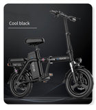 GF Chainless Transmission 3rd-Gen Foldable Super Portability Folding Mini E-bike Electric Bicycle with 7 Shock Absorber 150 - 300km