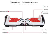 Hoverboards 6.5 Led Lights Electric Skateboard Hoverboard Self Balancing Scooter Hoover Board with Bluetooth electric scooter
