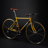 New Retro Road Bicycle Carbon Steel Frame 700CC Wheel SHIMAN0 14 Speed Dual V Brake Bike Outdoor Racing Cycling Bicicleta