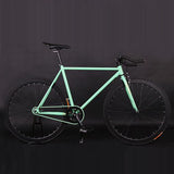 Fixed Gear Bike Fixie Bike 52cm Frame DIY Muscular Frame Cycling Road Aluminum Alloy Fixie Bicycle