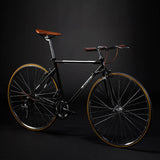 New Retro Road Bicycle Carbon Steel Frame 700CC Wheel SHIMAN0 14 Speed Dual V Brake Bike Outdoor Racing Cycling Bicicleta