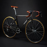 New Retro Road Bicycle Carbon Steel Frame 700CC Wheel SHIMAN0 14 Speed Dual V Brake Bike Outdoor Racing Cycling Bicicleta