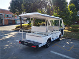 11 seats four-wheel electric sightseeing car for wholesales