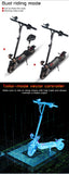10 inch high-power single drive electric scooter 48v1200w52v1600w folding electric cross-country scooter
