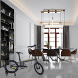 Ergonomic design super light folding Bike 9  speed carbon fiber bicycle