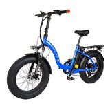 20 Inch Folding Mountain Ebike: Smlro E-Bike  E7 Electric Bicycle with Fat Tyre and Multi-color Disc Brake for Men and Women