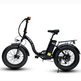 20 Inch Folding Mountain Ebike: Smlro E-Bike  E7 Electric Bicycle with Fat Tyre and Multi-color Disc Brake for Men and Women