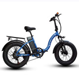 20 Inch Folding Mountain Ebike: Smlro E-Bike  E7 Electric Bicycle with Fat Tyre and Multi-color Disc Brake for Men and Women