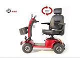 Easy operation LED lights  4 wheels mobility scooters for elderly handicapped disabled