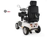360°swivel ,height and back adjustable luxury seat 4 wheels mobility scooter for elderly disabled handicapped