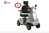Compact size  360°swivel  4 wheels mobility scooter for elderly disabled handicapped