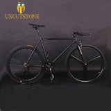 Track bike Magnesium Alloy Wheel 3 spokes fixie Bicycle Fixed gear bike 700C wheel 52cm FRAME Completed Road